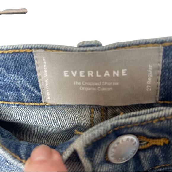 Everlane High Rise Cheeky Jean, Cropped, Casual, Weekend, Brunch 27R NEW - Picture 12 of 14